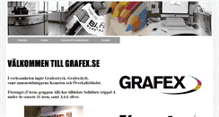 Desktop Screenshot of grafex.se