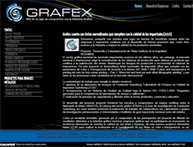 Tablet Screenshot of grafex.com.ar